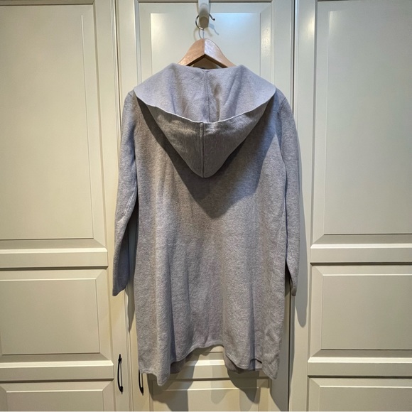 Lily Morgan sz S Long jersey-knit open cardigan - Picture 4 of 7